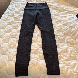 lululemon athletica Black Patterned Leggings